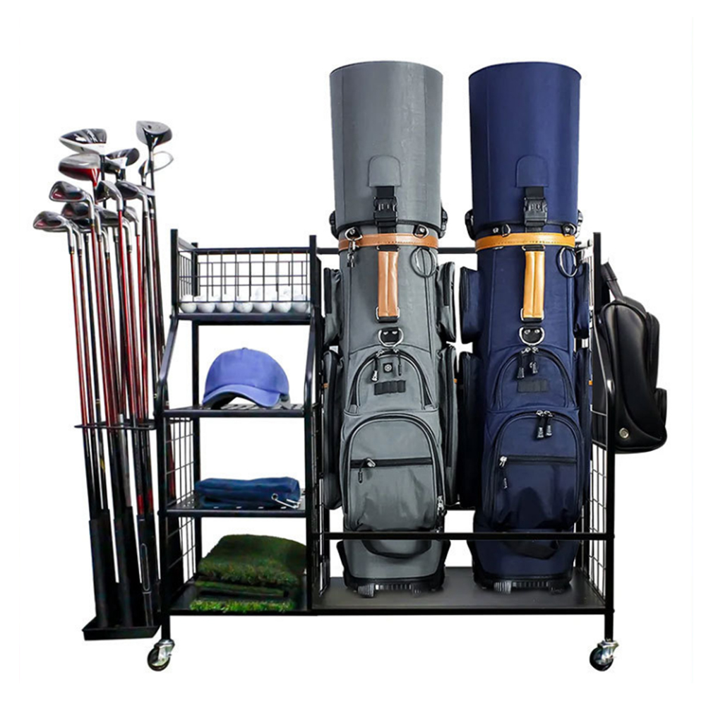 Golf Equipment Organizer For Garage - Rack organizador de garagem para armazenamento