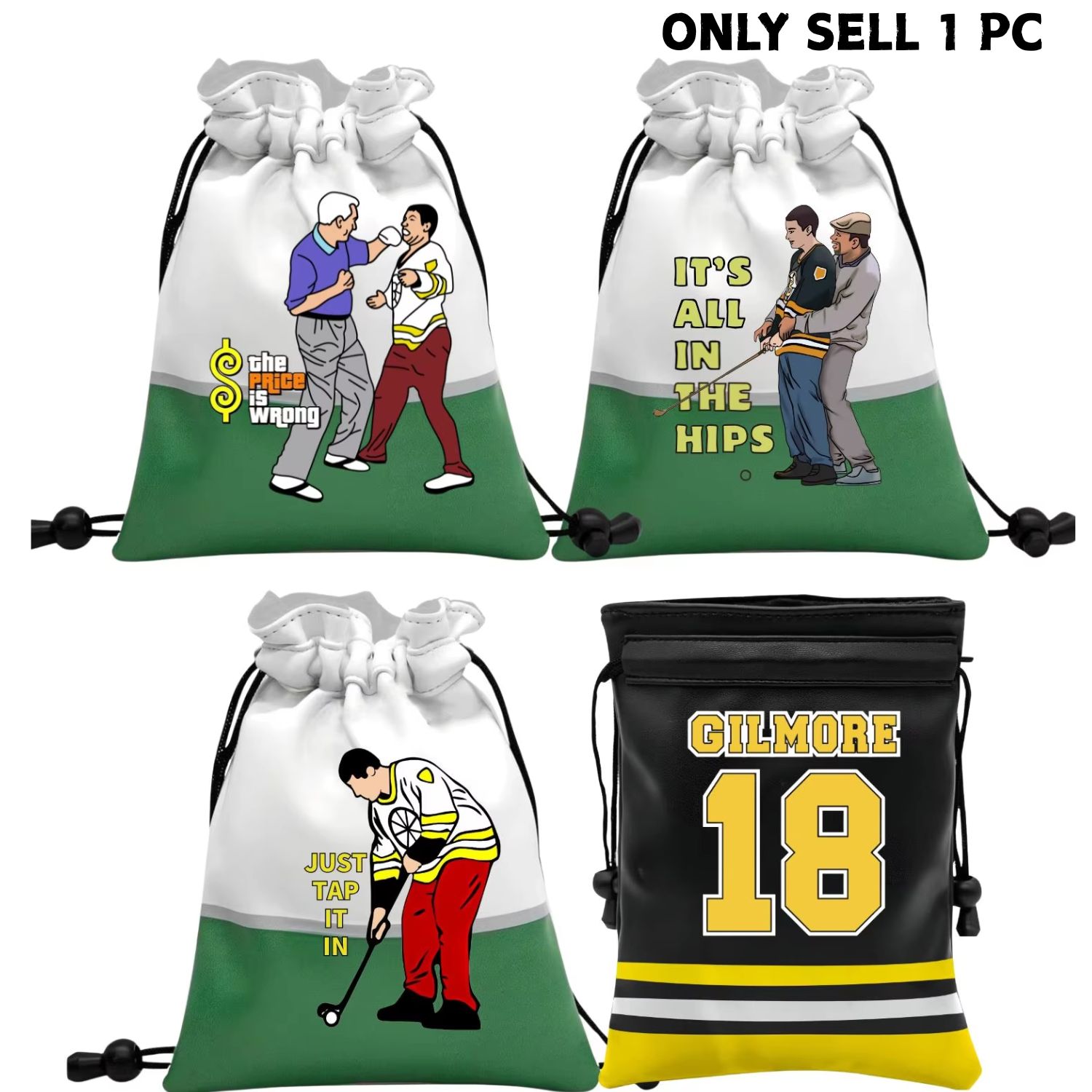 Golf Ball Premium - Bolsa de Golfe Happy Gilmore 18
