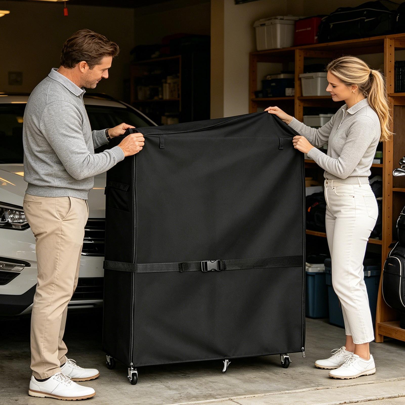 Golf Equipment Organizer For Garage - Capa protetora contra poeira para rack