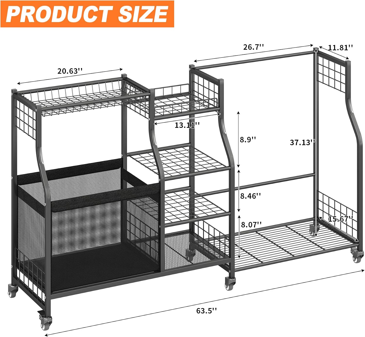 Organizador de Sacolas de Golf - Golf Equipment Organizer For Garage avaliação e preço