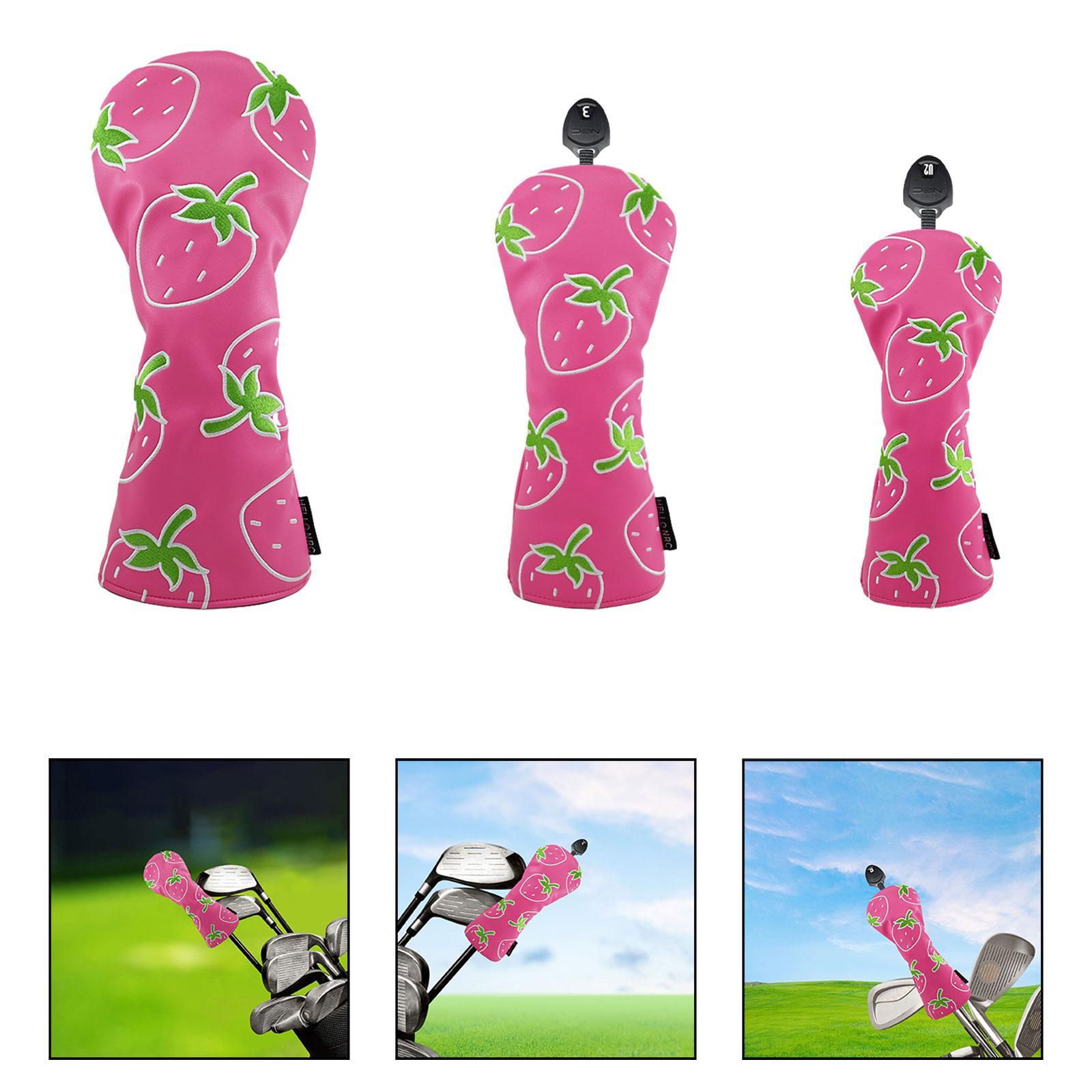 Morango impresso madeira headc - Golf Equipment Gifts avaliação e preço