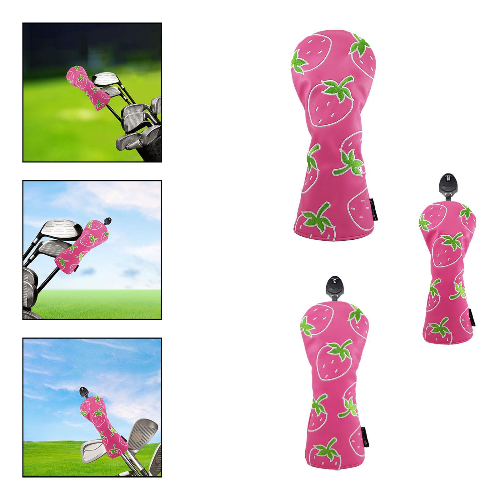 Morango impresso madeira headc - Golf Equipment Gifts avaliação e preço