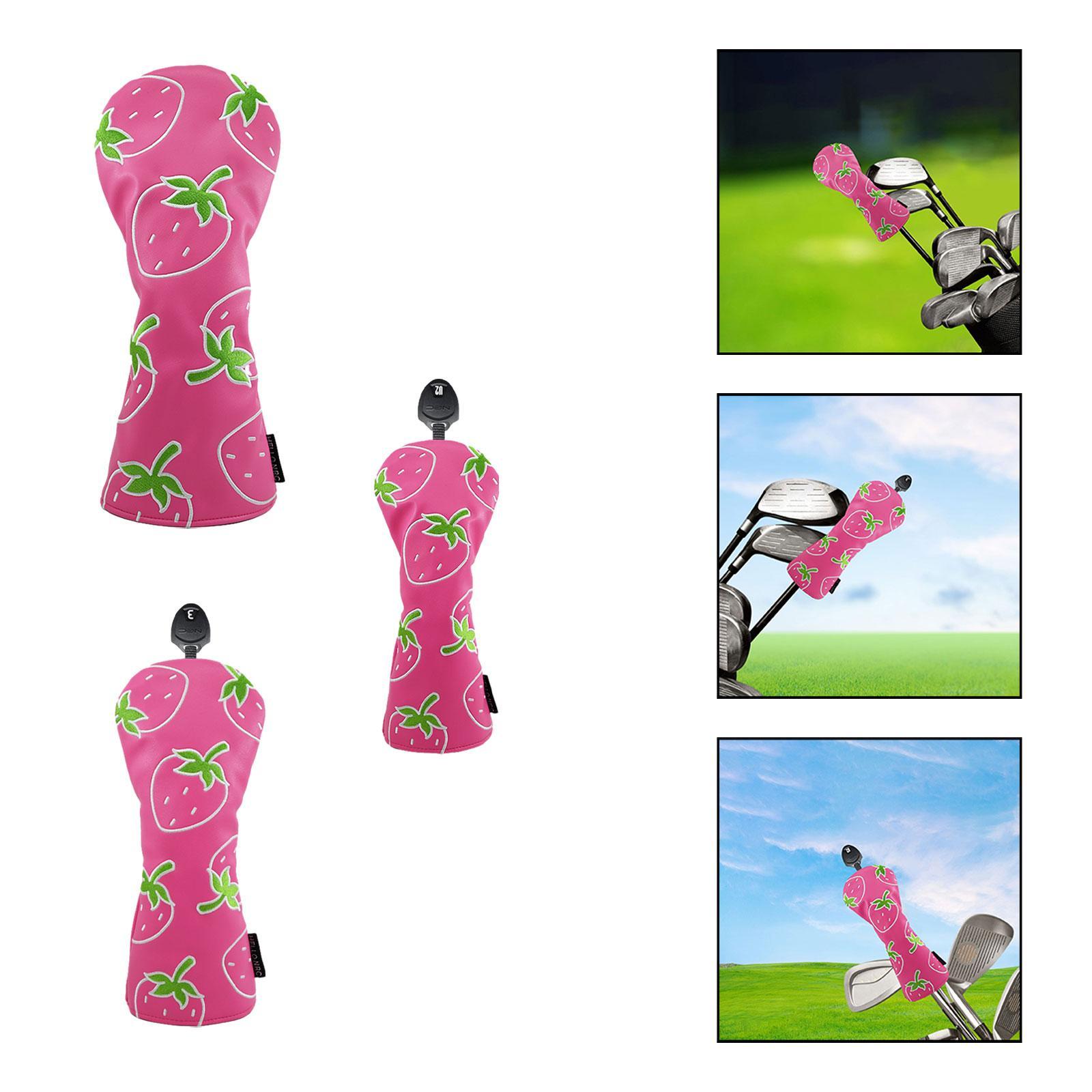 Morango impresso madeira headc - Golf Equipment Gifts avaliação e preço