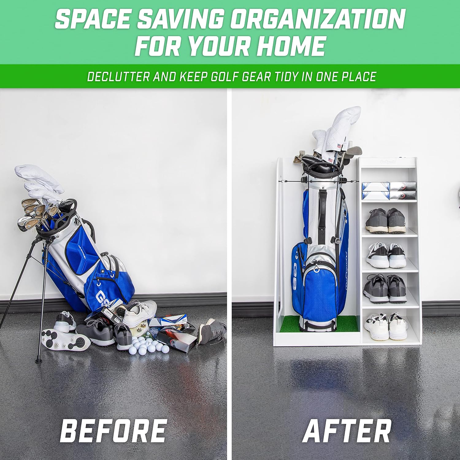 Suporte de Armazenamento para  - Golf Equipment Organizer For Garage avaliação e preço