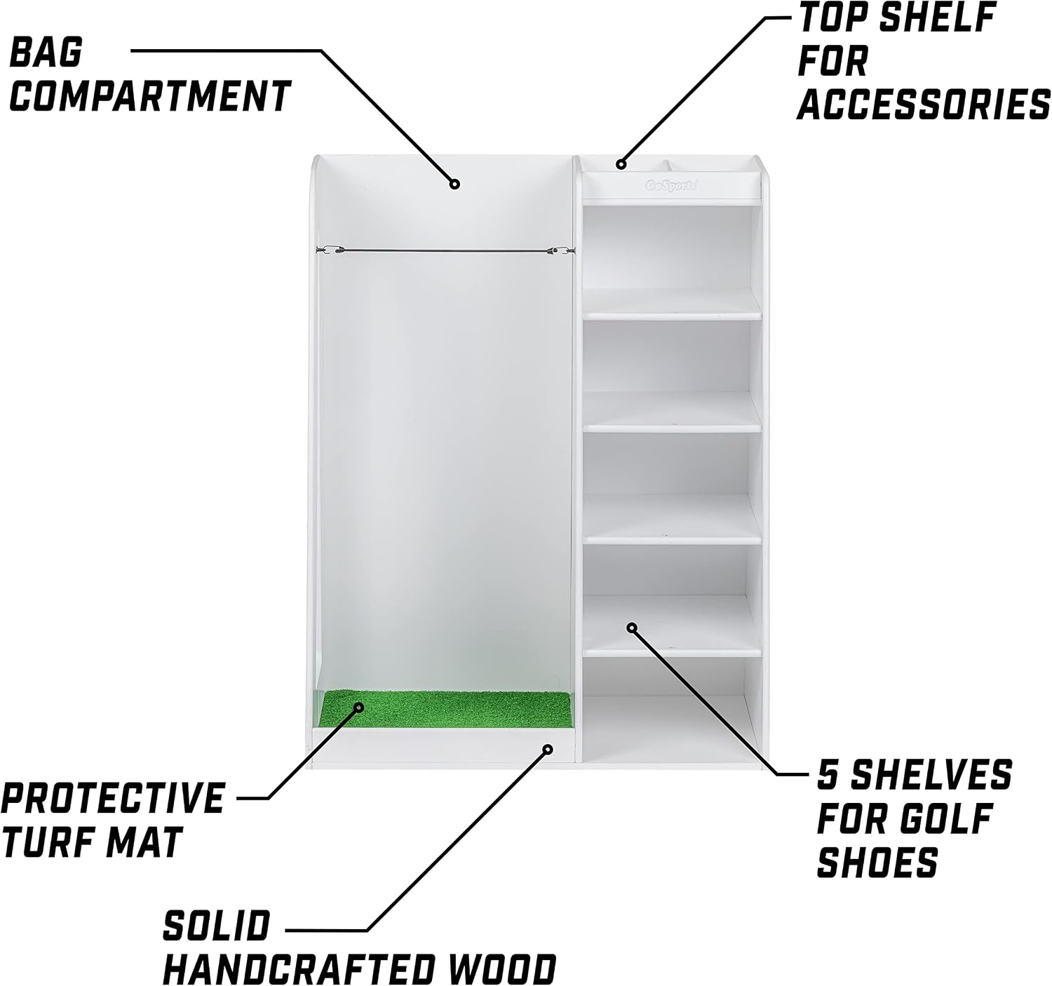 Suporte de Armazenamento para  - Golf Equipment Organizer For Garage avaliação e preço